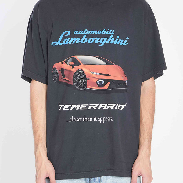 Balenciaga T-Shirts? Balenciaga Men Lamborghini T-Shirt Premium Designer Cotton T-Shirt