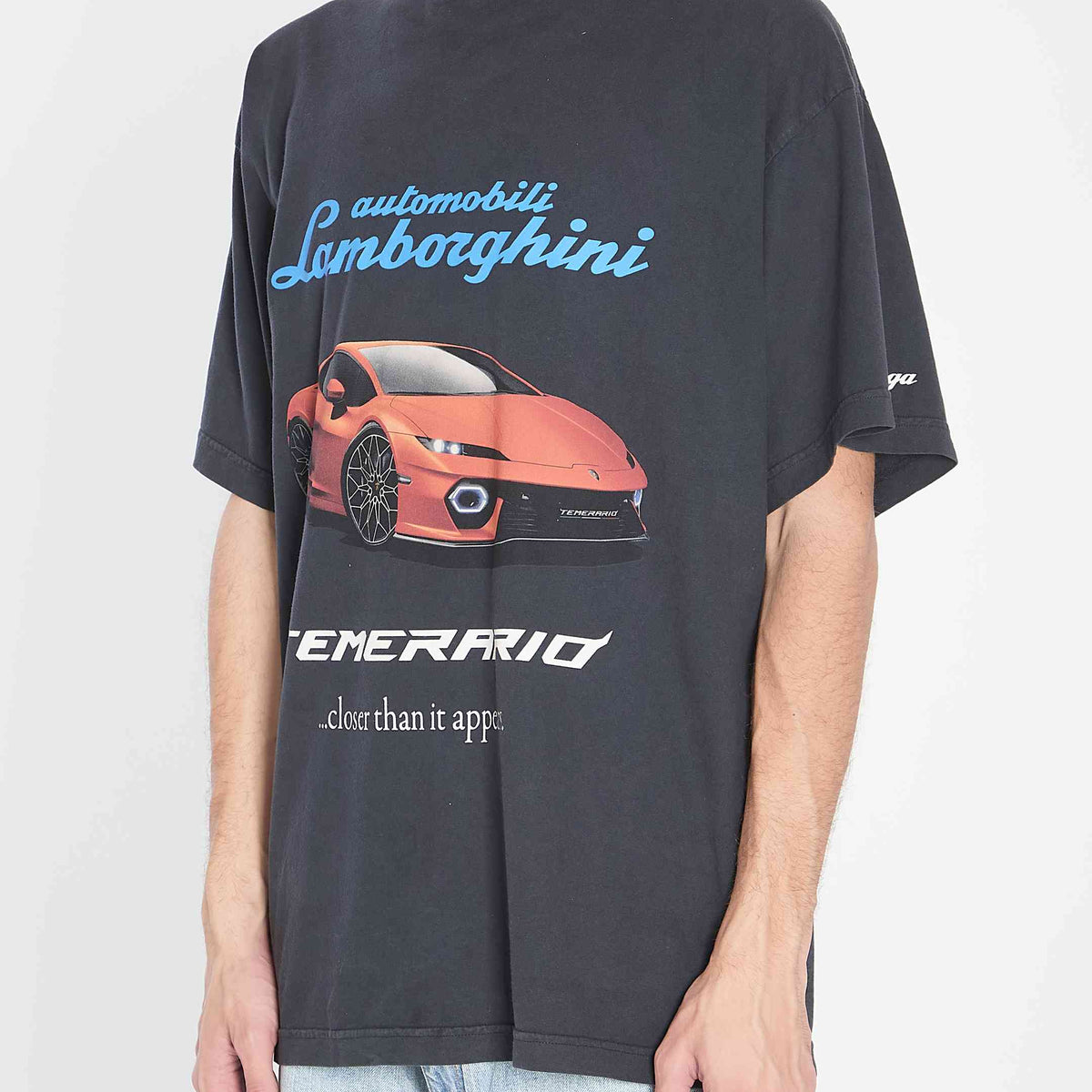 Balenciaga T-Shirts? Balenciaga Men Lamborghini T-Shirt Premium Designer Cotton T-Shirt