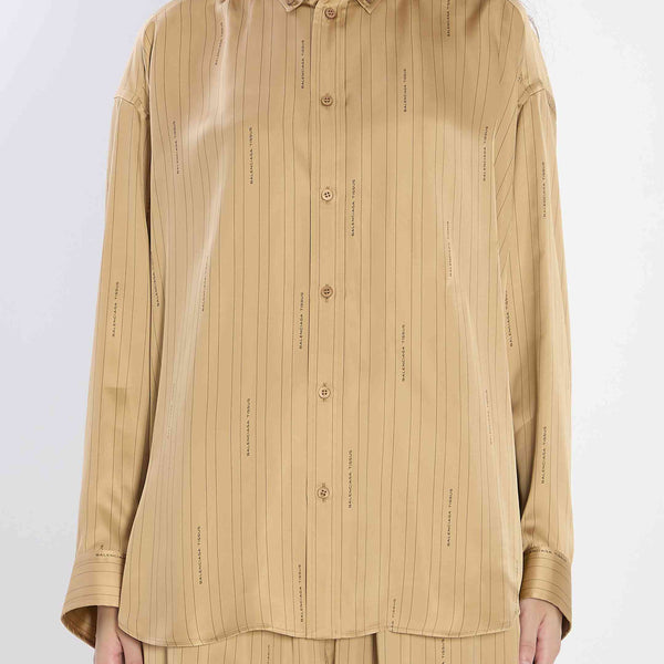 Balenciaga Tops? Balenciaga Women Satin Shirt Premium Designer Casual Top