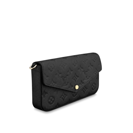 Louis Vuitton Pochette Félicie Monogram Empreinte  Black