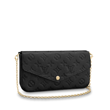 Louis Vuitton Pochette Félicie Monogram Empreinte  Black