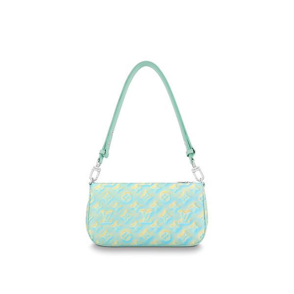 Bags? Multi Pochette Accessoires - Vert d'eau- Monogram Empreinte Leather Luxury Designer Leather Handbag