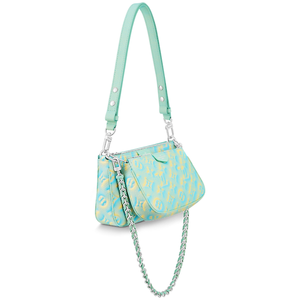 Bags? Multi Pochette Accessoires - Vert d'eau- Monogram Empreinte Leather Luxury Designer Leather Handbag