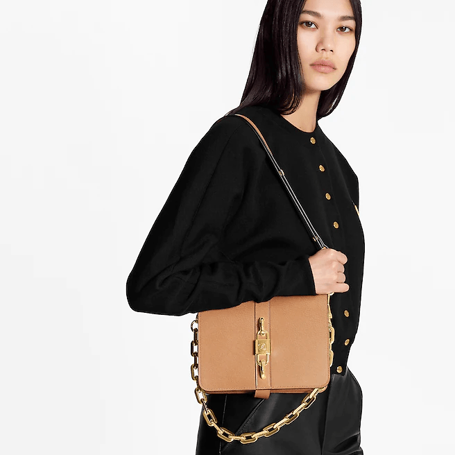 Louis Vuitton Rendez-Vous Leather Lock Bag