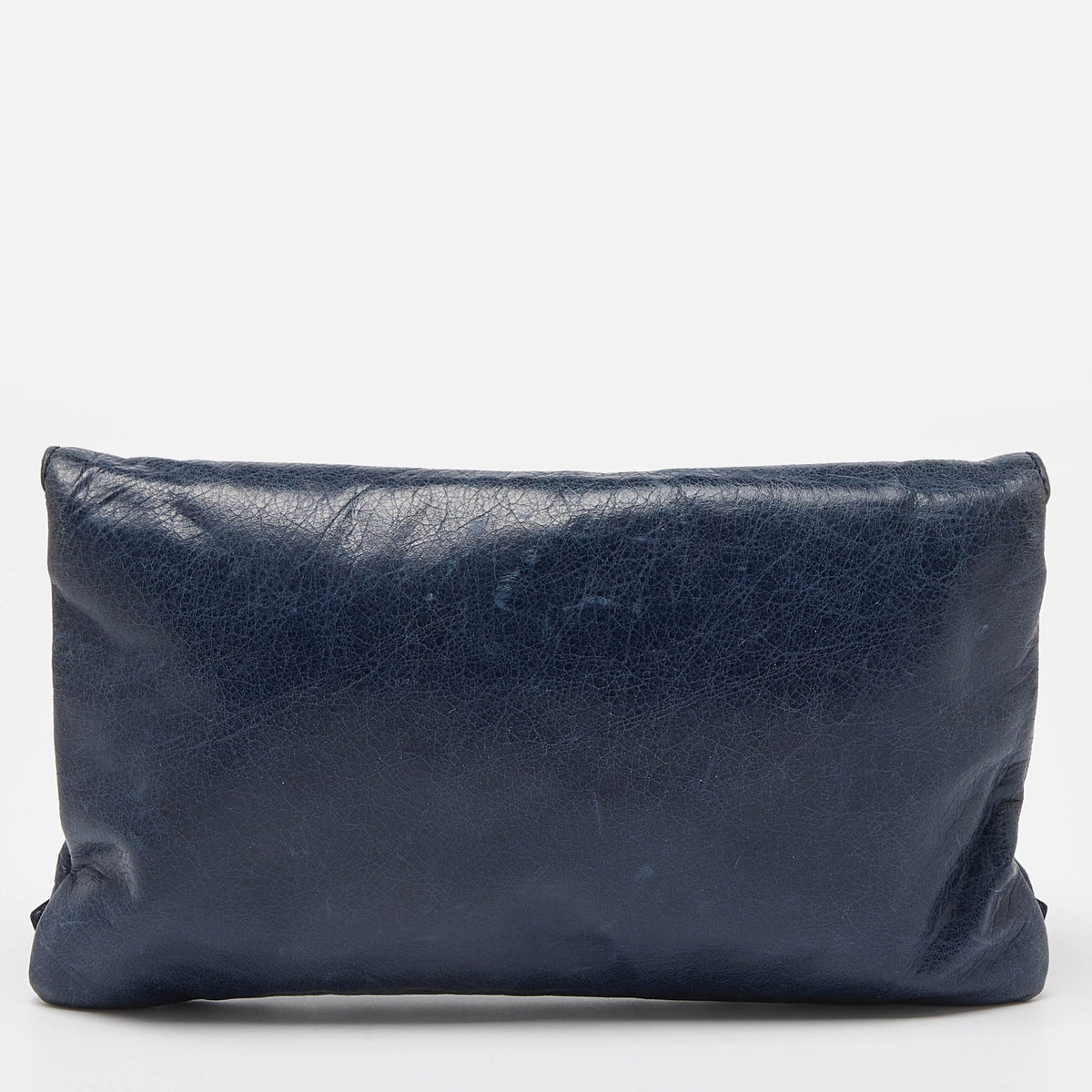 Balenciaga Blue Leather Giant 21 Envelope Clutch | Designer Clutch Bag