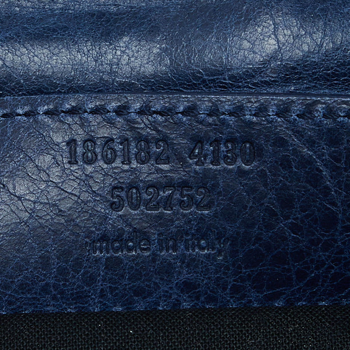 Balenciaga Blue Leather Giant 21 Envelope Clutch | Designer Clutch Bag
