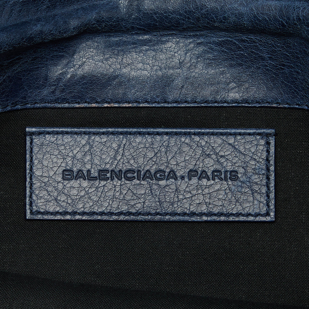Balenciaga Blue Leather Giant 21 Envelope Clutch | Designer Clutch Bag