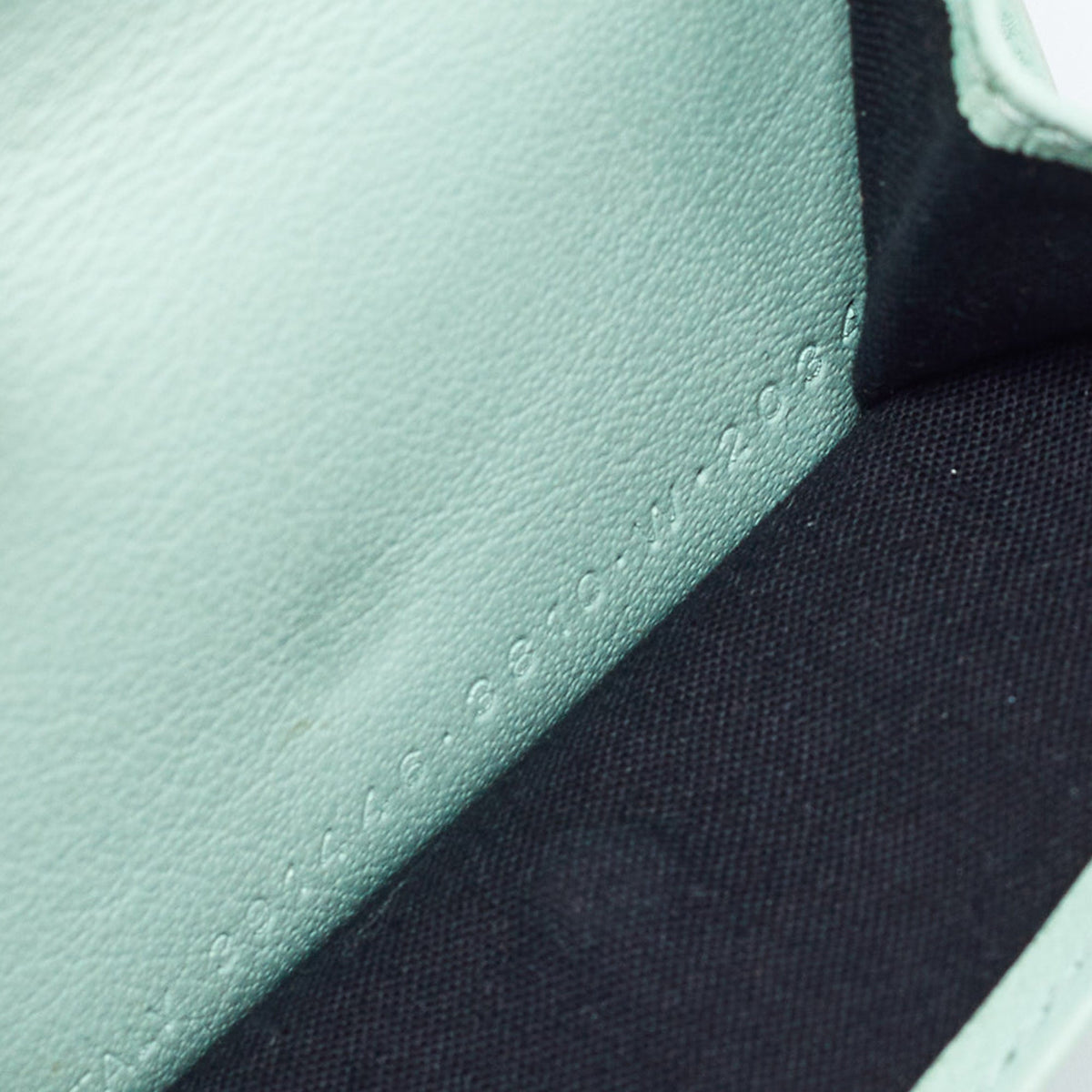 Balenciaga Mint Green Leather Mini Papier Wallet | Luxury Leather Wallet