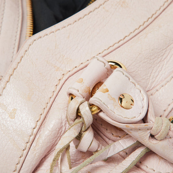 Balenciaga Rouse Poudre Leather RGH Town Bag | Designer Luxury Handbag
