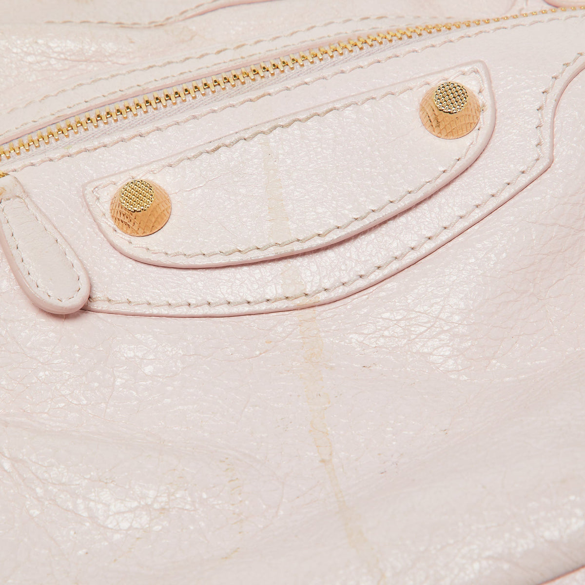 Balenciaga Rouse Poudre Leather RGH Town Bag | Designer Luxury Handbag