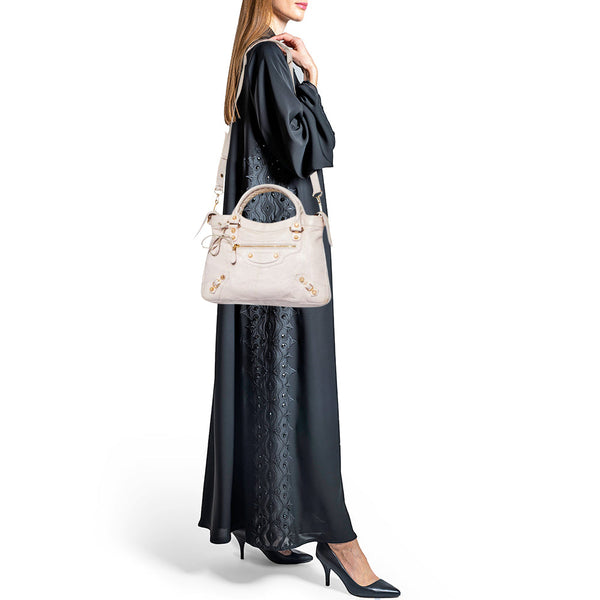 Balenciaga Rouse Poudre Leather RGH Town Bag | Designer Luxury Handbag