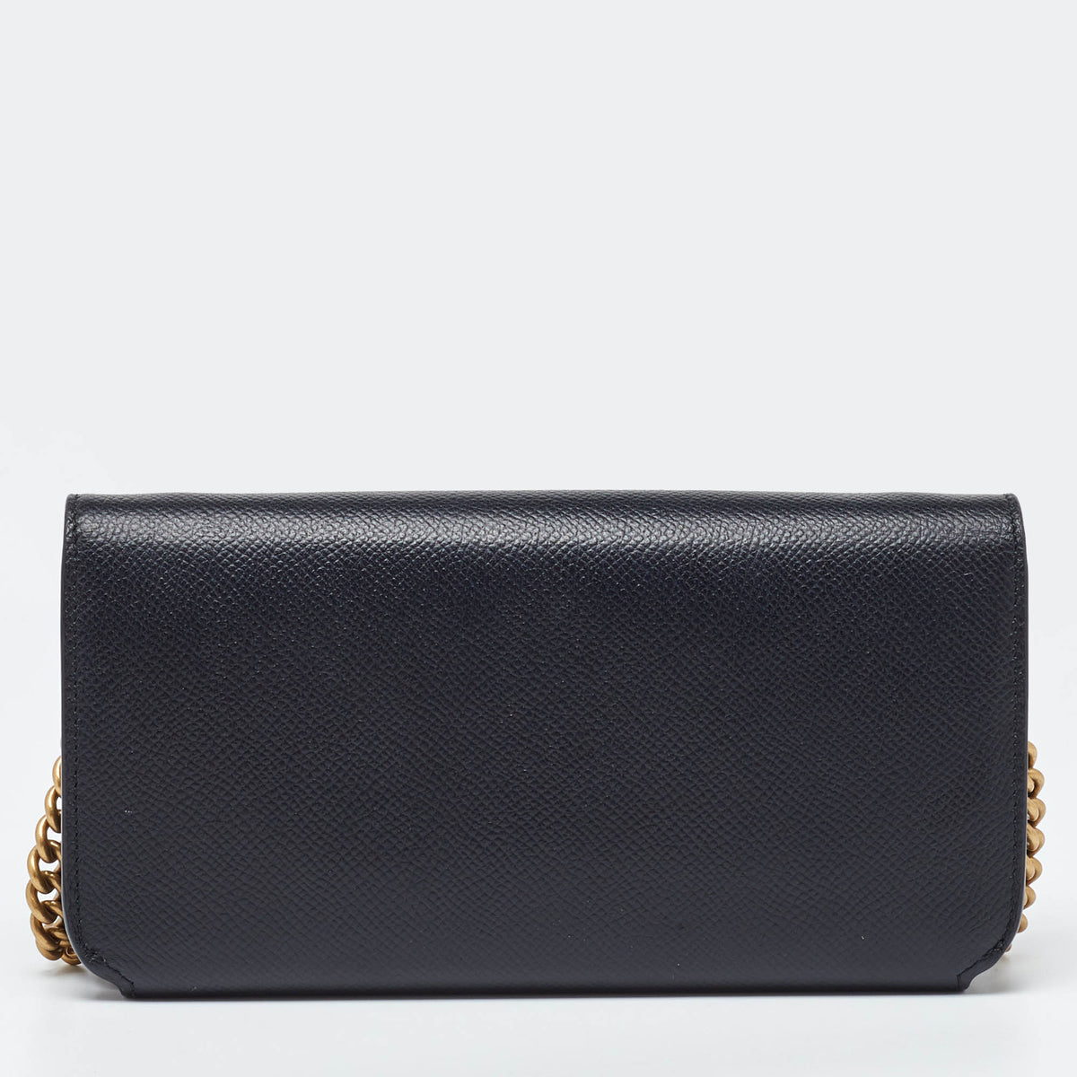 Balenciaga Black Leather Everyday Wallet on Chain — Designer Chain Bag