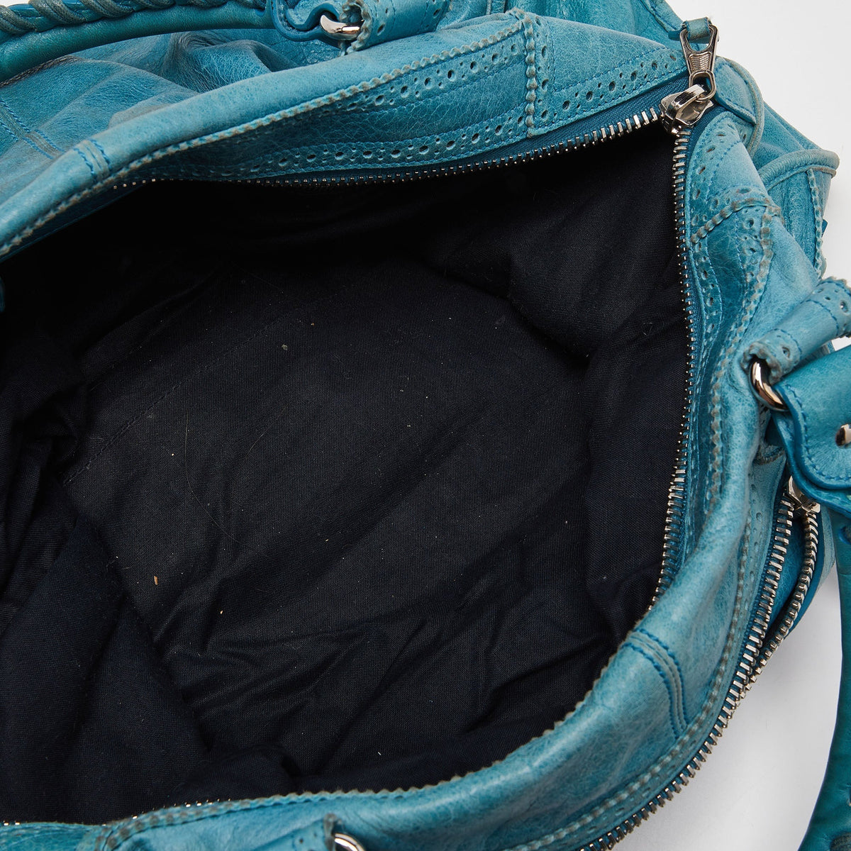 Balenciaga Cyclade Leather Brogues Work Tote | Premium Designer Piece