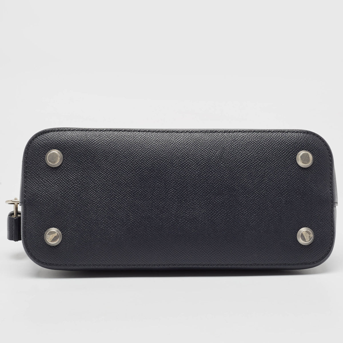 Balenciaga Navy Blue Leather Small Ville Bag | Designer Luxury Handbag