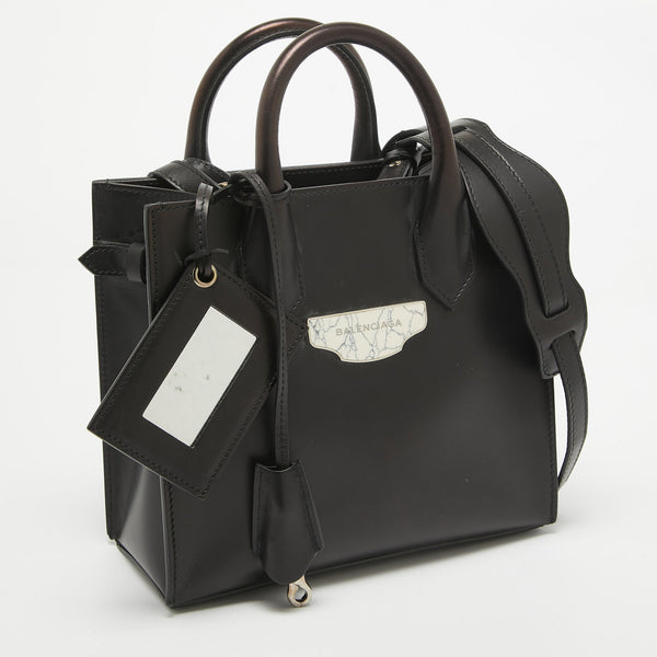 Balenciaga Black Leather Mini All Afternoon Tote | Premium Designer Piece