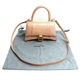 Balenciaga designer shoulder bag leather closeup detail