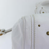 Chloe designer handbag leather closeup detail