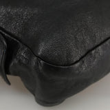 Side view of Chloe shoulder bag Black premium designer bag