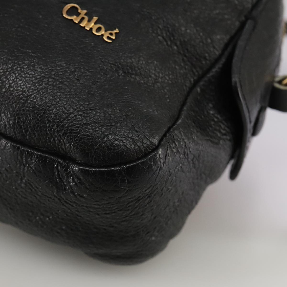 Veldamir elegant leather Shoulder Bag back view