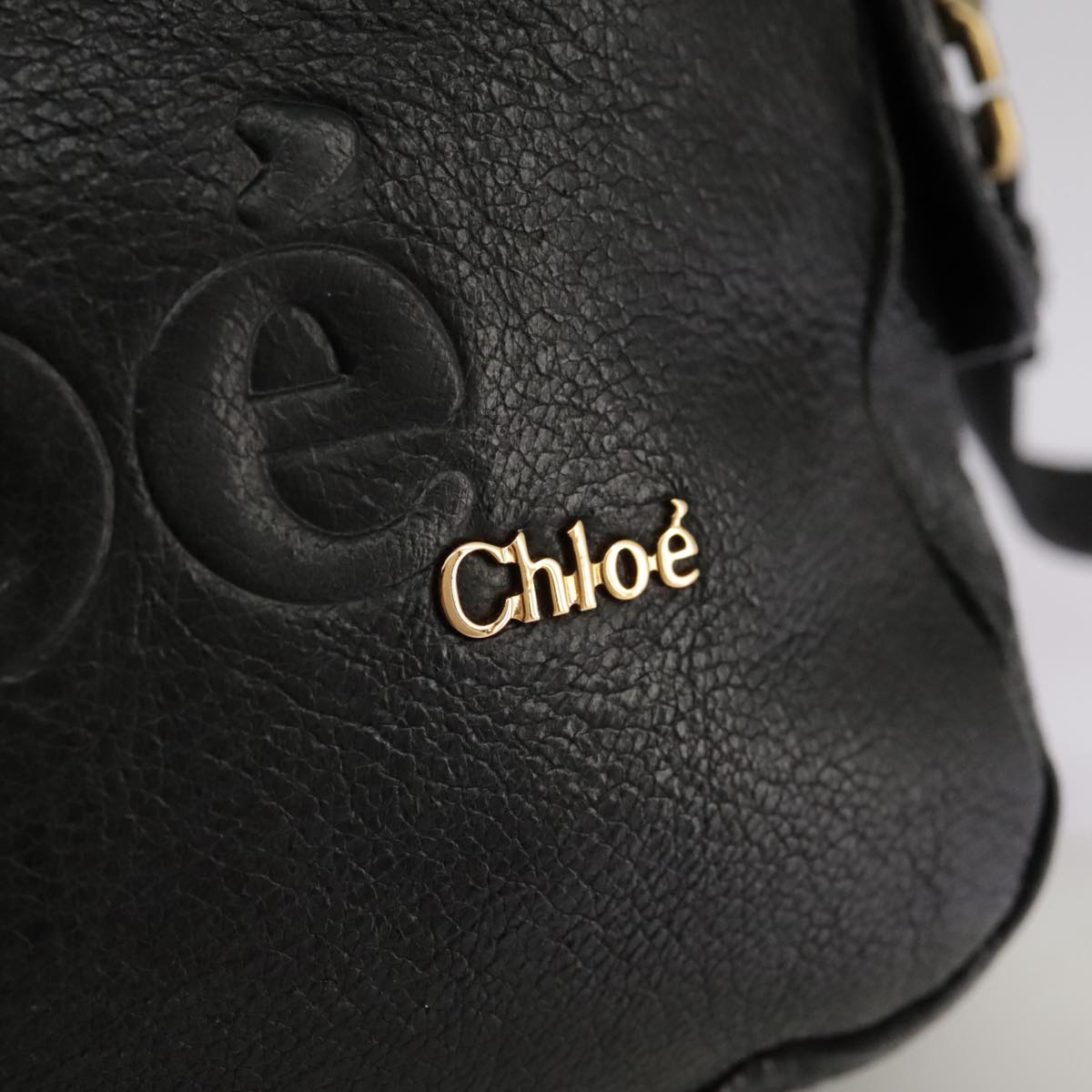 Chloe women's shoulder bag Black luxury designer leather