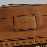 Chloe women's handbag Brown luxury designer leather