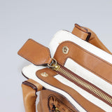 Chloe designer handbag leather closeup detail