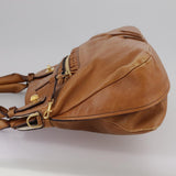 Chloe designer handbag leather closeup detail