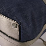 Chloe authentic luxury handbag Blue denim craftsmanship