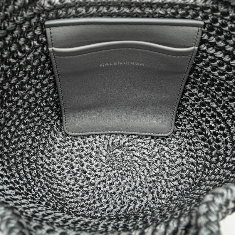 Balenciaga designer handbag canvas closeup detail