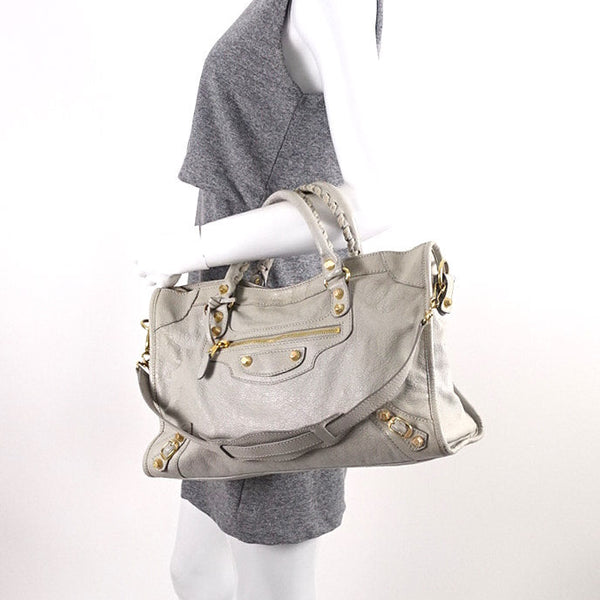 Balenciaga Classic City Agneau Leather Giant Bag | Designer Leather Handbag