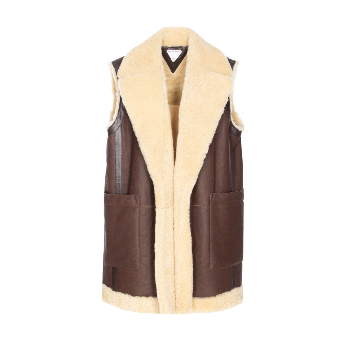 Bottega Veneta vests luxury designer piece front view