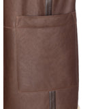 Close-up of Bottega Veneta vests hardware and fine stitching