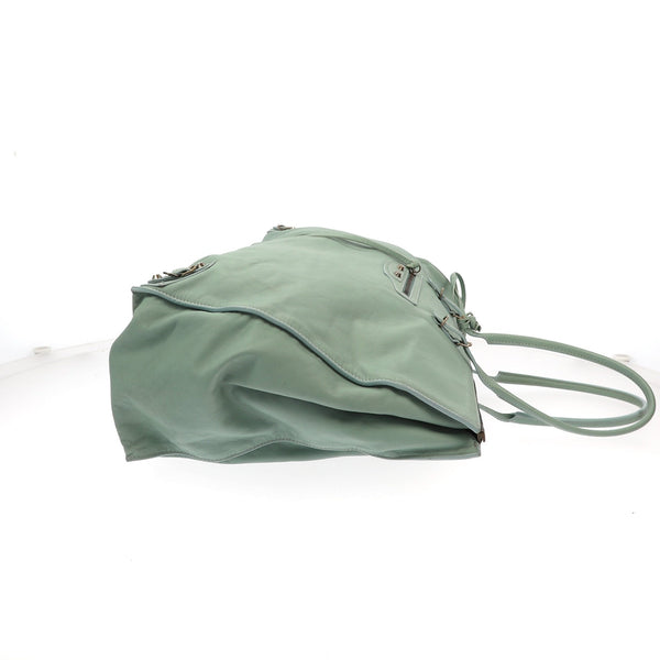 Balenciaga Papier Shoulder Bag in Blue Leather — Designer Shoulder Bag