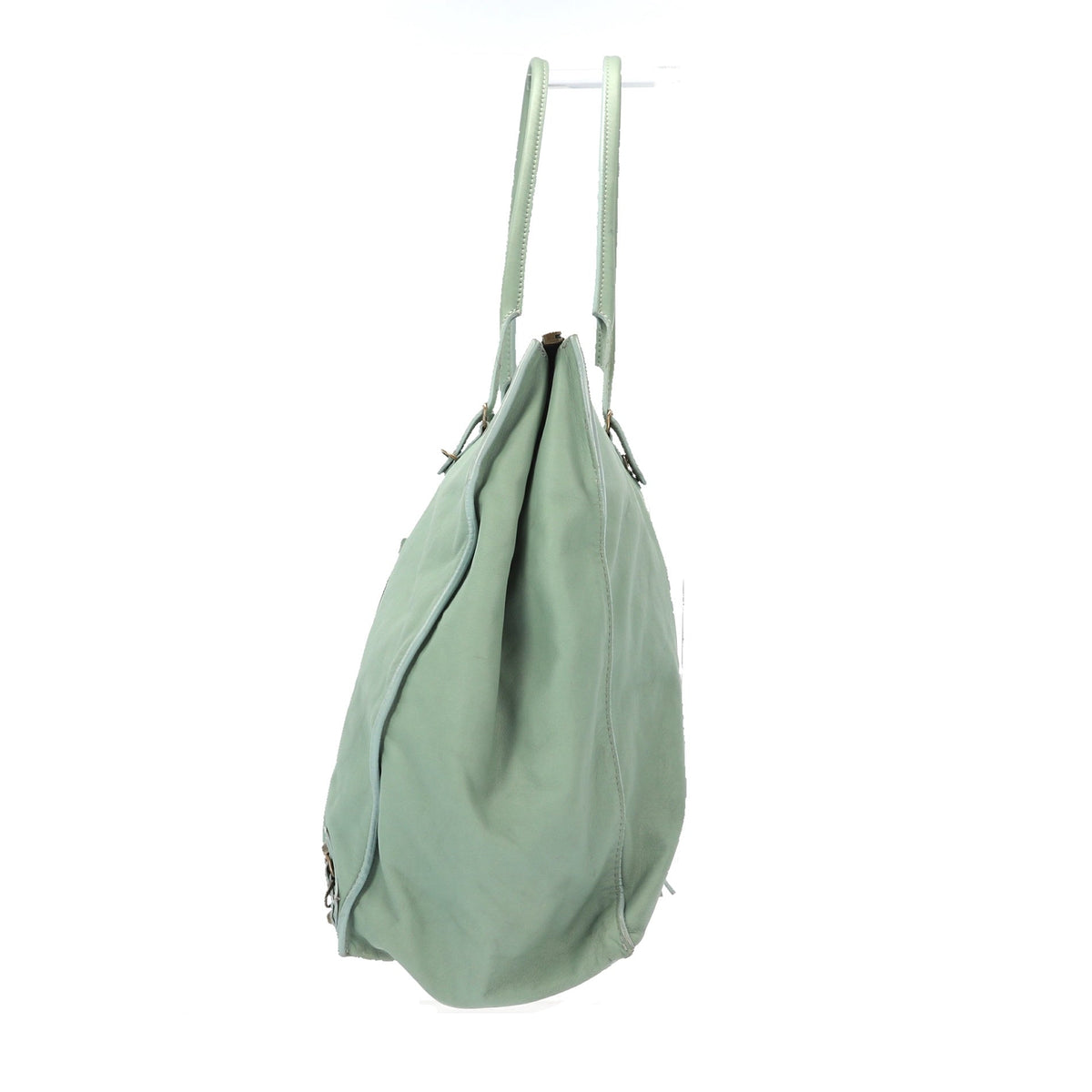 Balenciaga Papier Shoulder Bag in Blue Leather — Designer Shoulder Bag