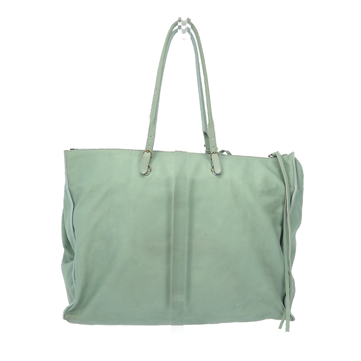 Balenciaga Papier Shoulder Bag in Blue Leather — Designer Shoulder Bag