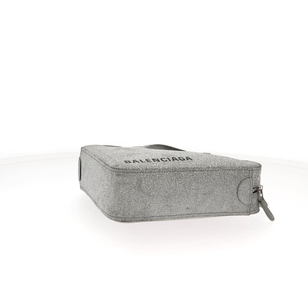 Balenciaga Triangle Handbag in Metallic Leather | Designer Luxury Handbag