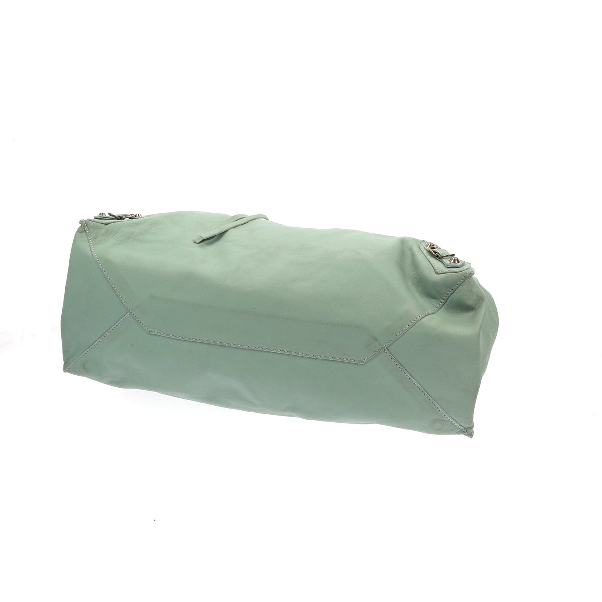Balenciaga Papier Shoulder Bag in Blue Leather — Designer Shoulder Bag