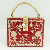 Front view of Shelly Mason Evening Clutch Bag premium bag