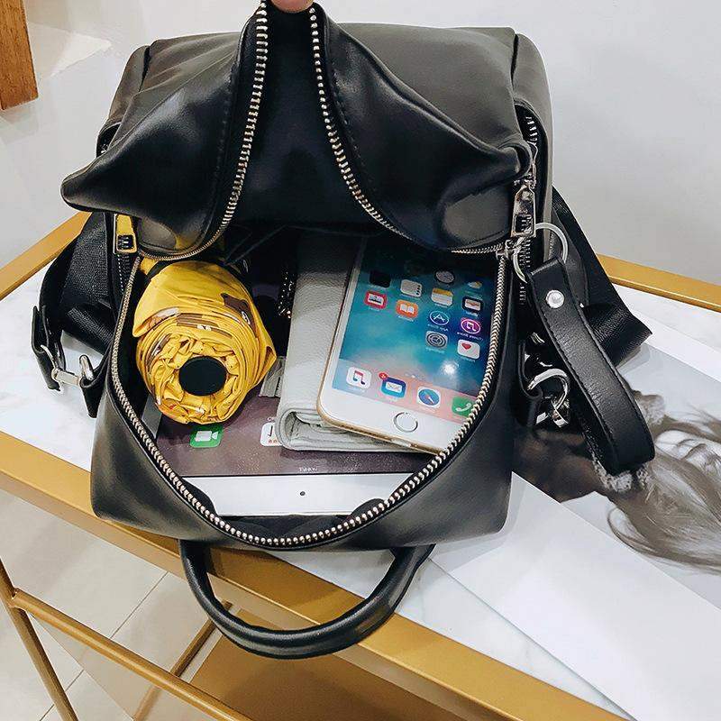 Bellvora Women's Backpack detail shot – authentic designer craftsmanship