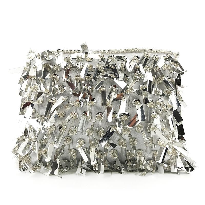 Front view of Shelly Mason Evening Clutch Bag premium bag