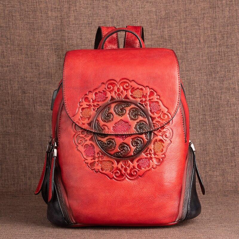 Front view of Bellvora Women's Backpack premium bag