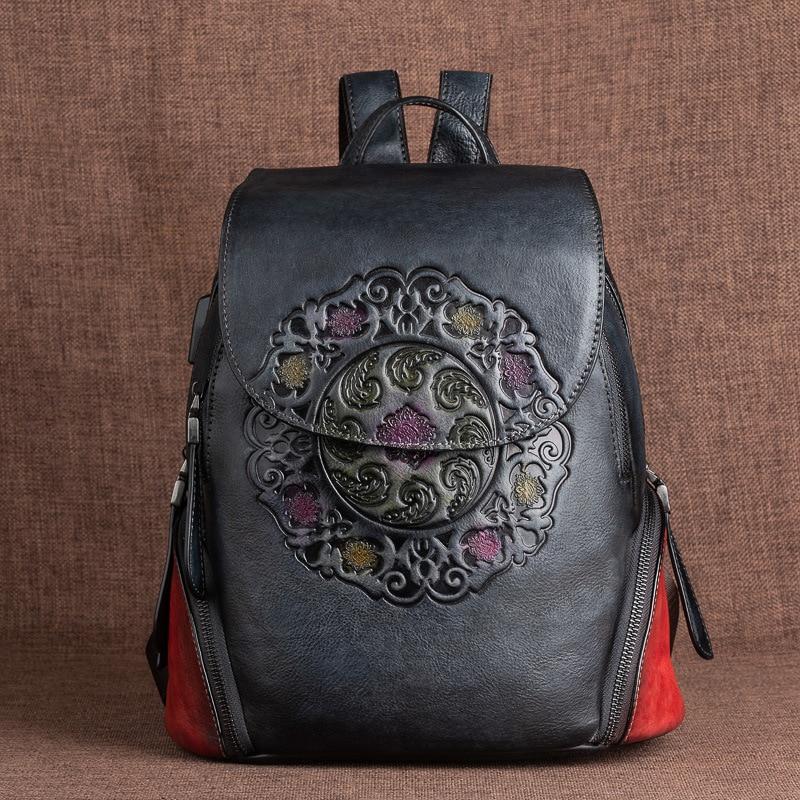 Bellvora Women's Backpack detail shot – authentic designer craftsmanship
