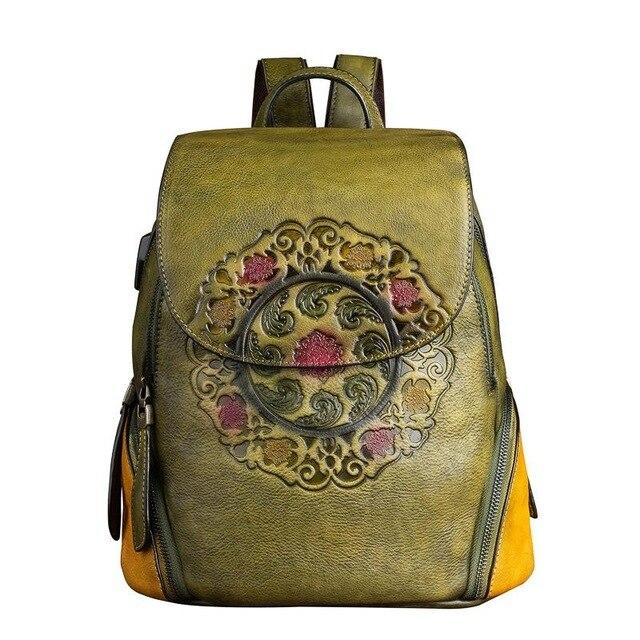 Bellvora Women's Backpack detail shot – authentic designer craftsmanship