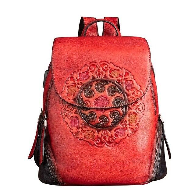 Front view of Bellvora Women's Backpack premium bag
