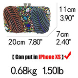 Front view of Shelly Mason Evening Clutch Bag premium bag