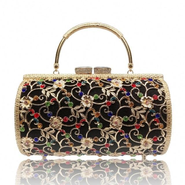 Front view of Shelly Mason Luxury Clutch Bag premium bag