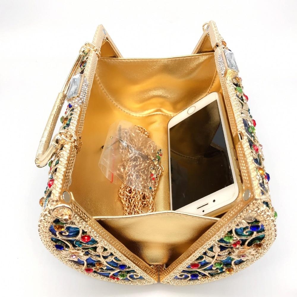 Front view of Shelly Mason Luxury Clutch Bag premium bag