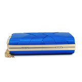 Front view of Shelly Mason Luxury Clutch Bag premium bag