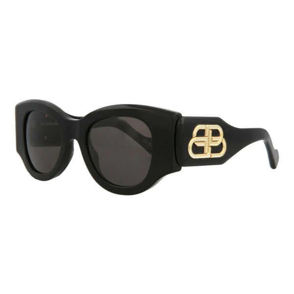 Balenciaga Round-Frame Acetate Sunglasses Womens BB0070S-30008288-006 — Designer Fashion Sunglasses