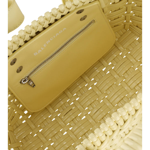 Balenciaga Bistro XS Basket With Strap Womens 6713422-IE3Y-7408 | Woven Luxury Basket Bag